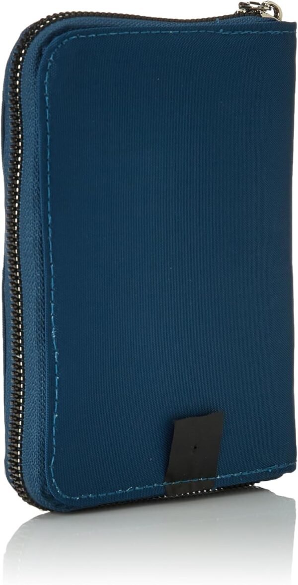 Travelon RFID Blocking Passport Zip Wallet, Ocean, 4.5"x 6"x 0.75" - Image 4