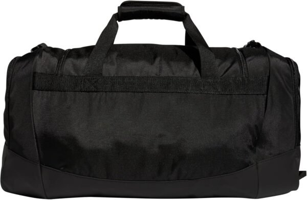 adidas Unisex Adult Defender 4.0 Duffel, Durable Athletic Sports Gym Travel Bag for Men and Women, Black/White, Medium (66L) - Image 5