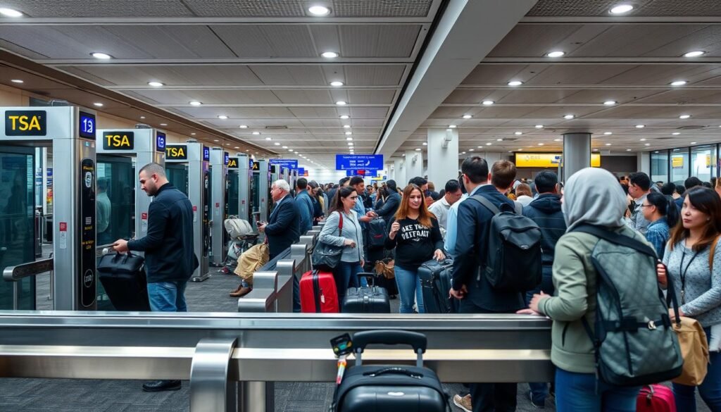 airport security checkpoints