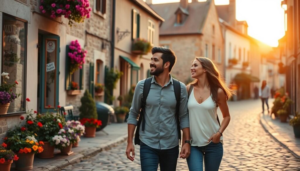 couple traveling