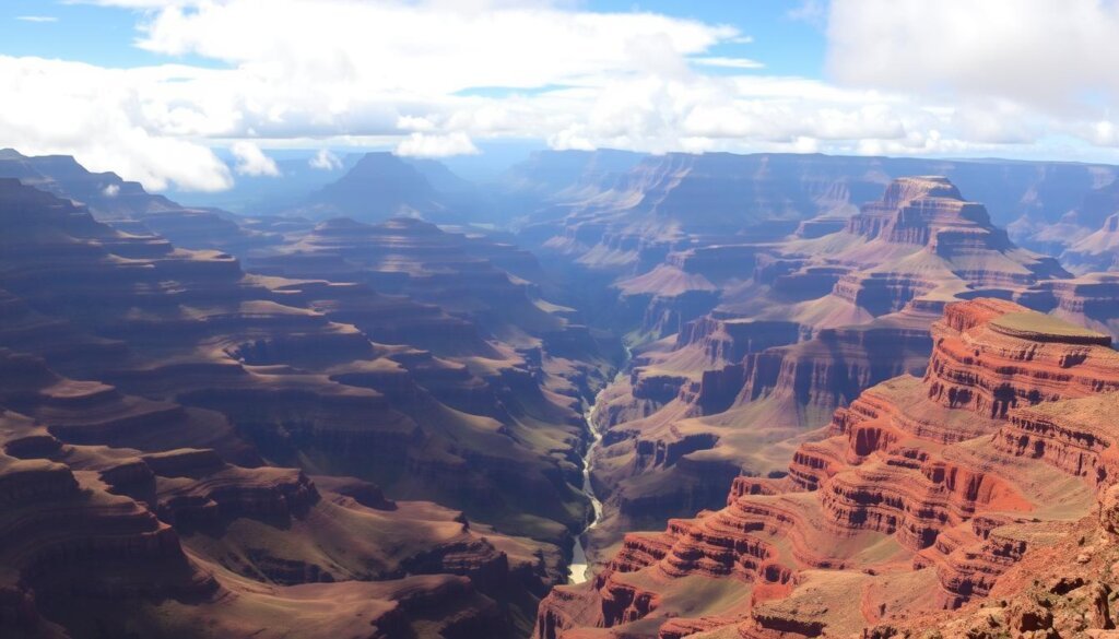 Panoramic view of Waimea Canyon on Kauai with its colorful rock formations, Hawaii Travel Guide natural wonder