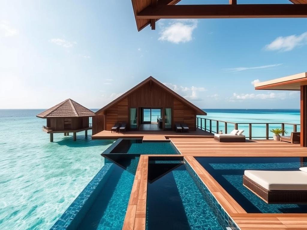 Six Senses Laamu overwater villa with private pool in the Maldives